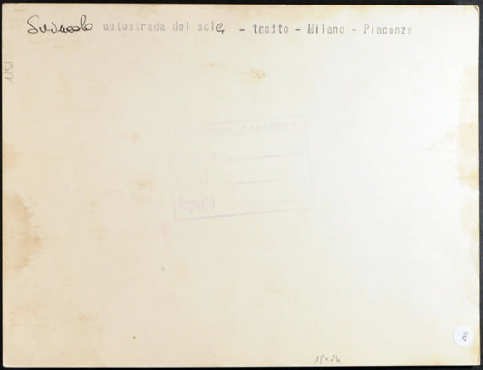 Svincolo Autostrada del Sole Milano Ft 1167 - Stampa 24x18 cm - Farabola Stampa ai sali d'argento