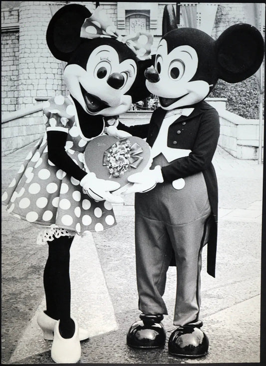 Minni e Topolino a Disneyland anni 70 Ft 290 - Stampa 27x37 cm - Farabola Stampa ai sali d'argento