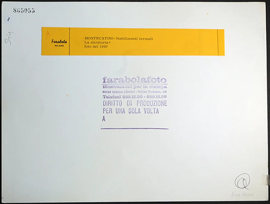 Montecatini Stireria delle terme 1907 Ft 544 - Stampa 30x24 cm - Farabola Stampa ai sali d'argento
