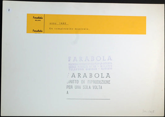 Complesso musicale 1880 Ft 323 - Stampa 30x24 cm - Farabola Stampa ai sali d'argento