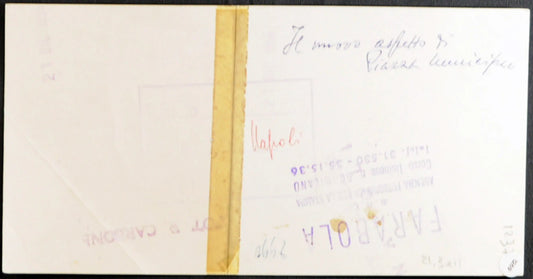Piazza Municipio Napoli 1956 Ft 1269 - Stampa 21x11 cm - Farabola Stampa ai sali d'argento