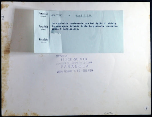 New York Harlem anni 60 Ft 1496 - Stampa 21x27 cm - Farabola Stampa ai sali d'argento