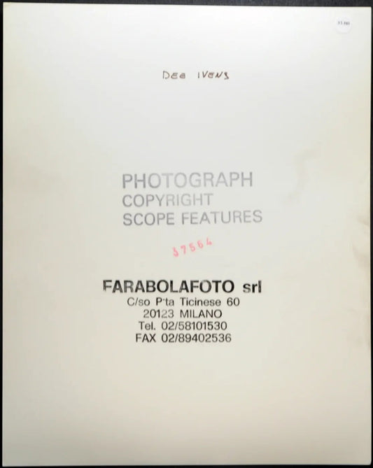 Dee Ivens anni 70 Ft 35181 - Stampa 20x25 cm - Farabola Stampa ai sali d'argento