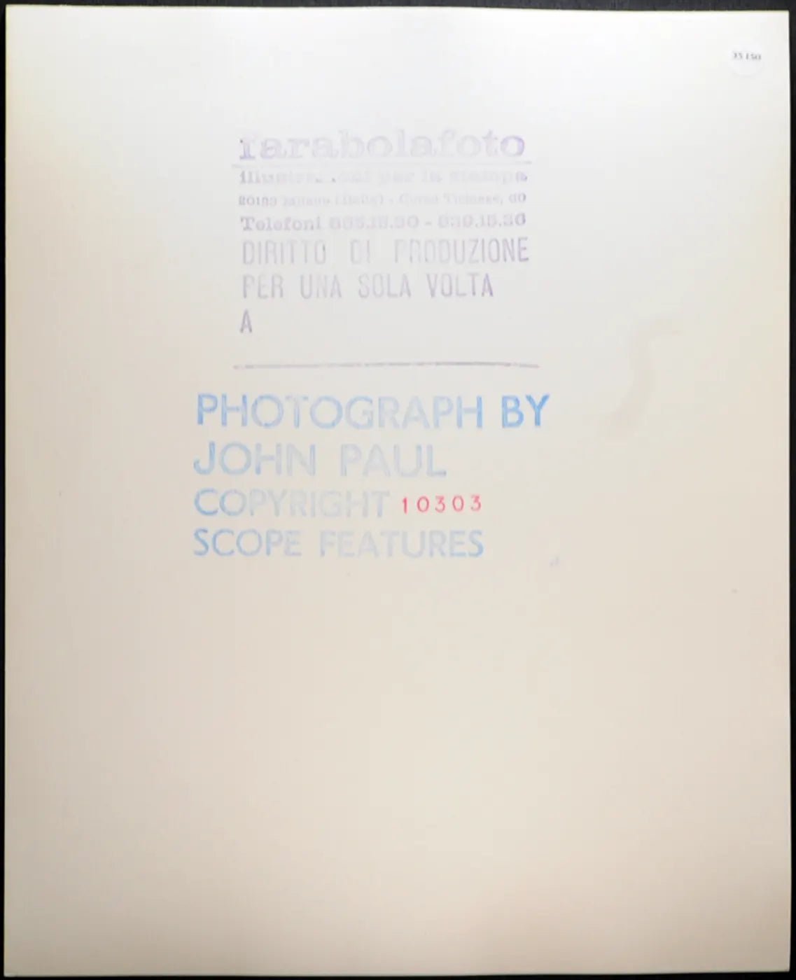 Sally Nicholson anni 70 Ft 35150 - Stampa 20x25 cm - Farabola Stampa ai sali d'argento