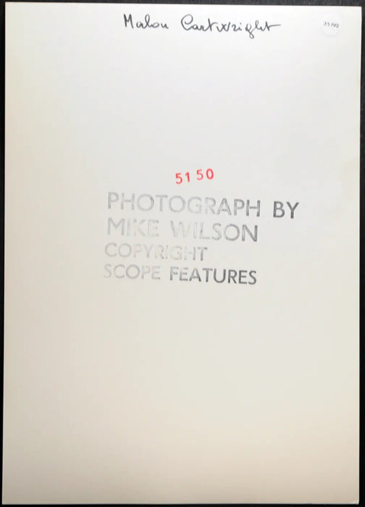 Malone Cartwright anni 80 Ft 35192 - Stampa 17x25 cm - Farabola Stampa ai sali d'argento