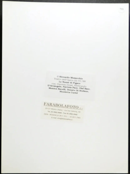 Le Nozze di Figaro 1998 Ft 1675 - Stampa 24x18 cm - Farabola Stampa ai sali d'argento