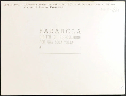 Orchestra Sinfonica Rai 1971 Ft 1301 - Stampa 24x18 cm - Farabola Stampa ai sali d'argento