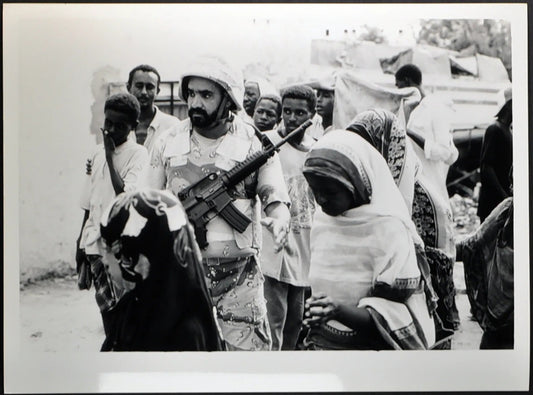 Somalia Manifestazione contro Onu 1993 Ft 2313 - Stampa 24x18 cm - Farabola stampa ai sali d'argento