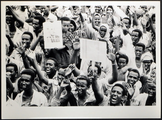 Somalia Manifestazione contro Onu 1993 Ft 2315 - Stampa 24x18 cm - Farabola stampa ai sali d'argento
