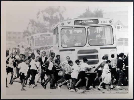 Sudafrica Autobus anni 90 Ft 1432 - Stampa 24x18 cm - Farabola Stampa ai sali d'argento