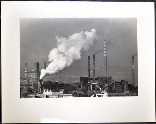 Taranto Zona Industriale 1990 Ft 2124 - Stampa 24x30 cm - Farabola Stampa ai sali d'argento