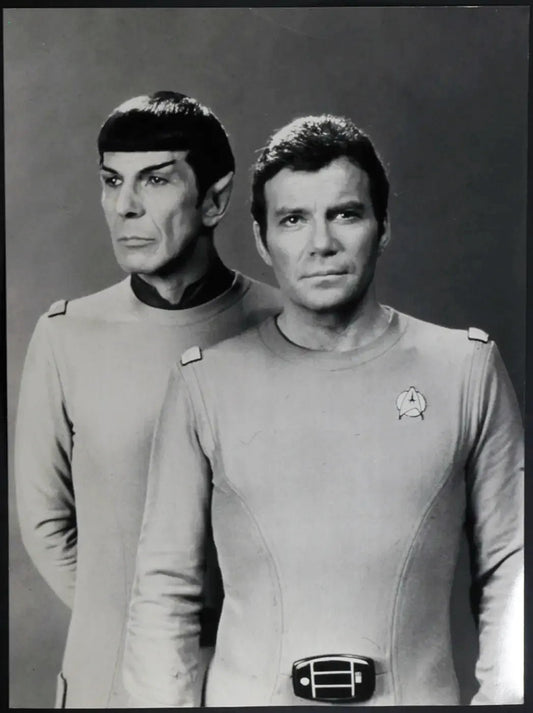 William Shatner Leonard Nimoy Star Trek Ft 35027 - Stampa 27x37 cm - Farabola Stampa ai sali d'argento