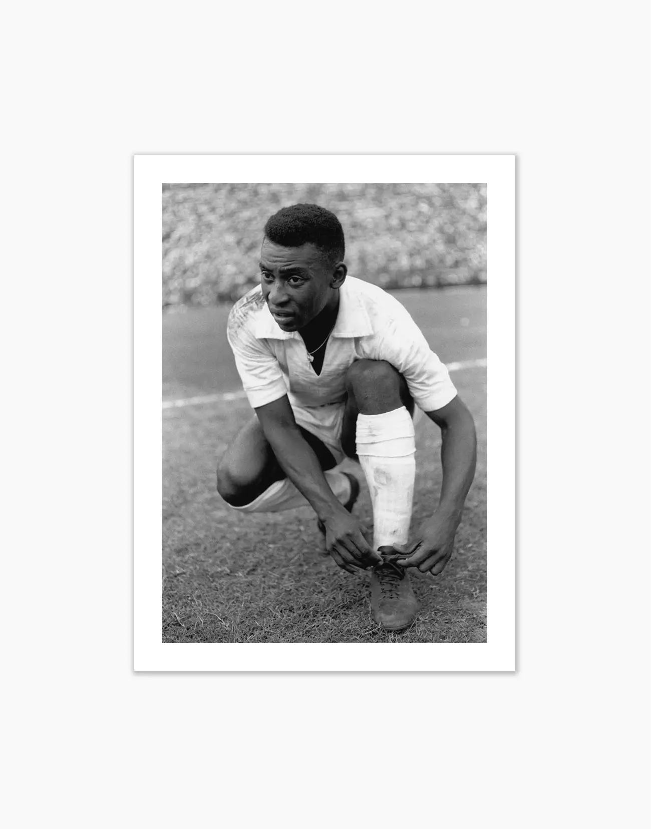 Pelè si allaccia le scarpe, Santos 1964