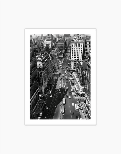 Times Square, New York 1937 — stampa fine art