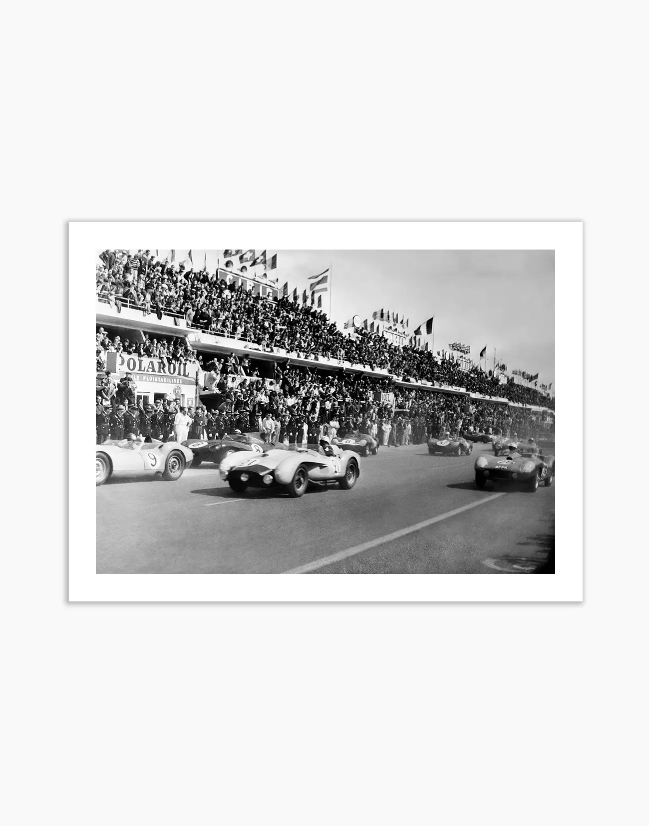 Partenza della 24 Ore di Le Mans, 1958
