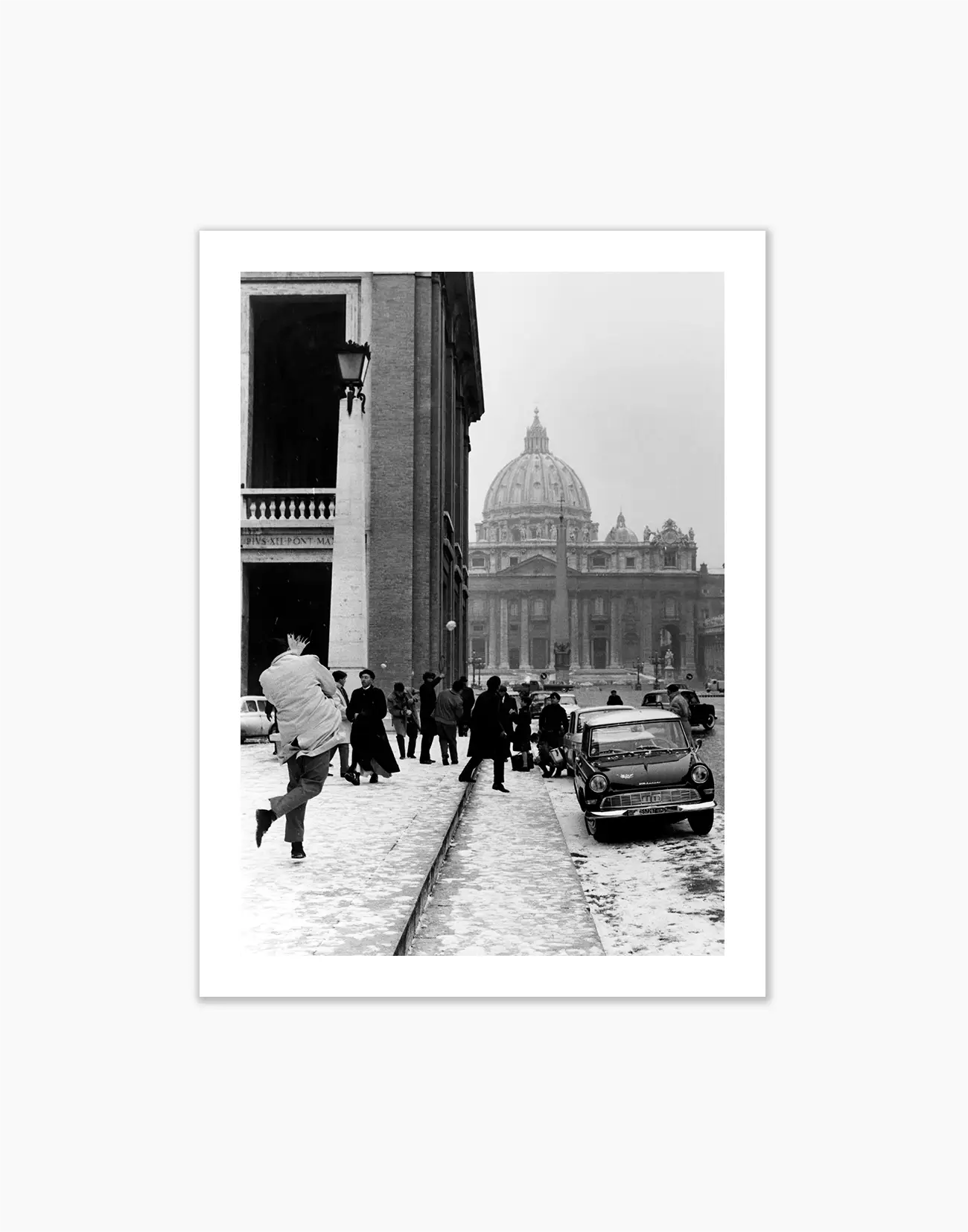 Neve a San Pietro, Roma 1963