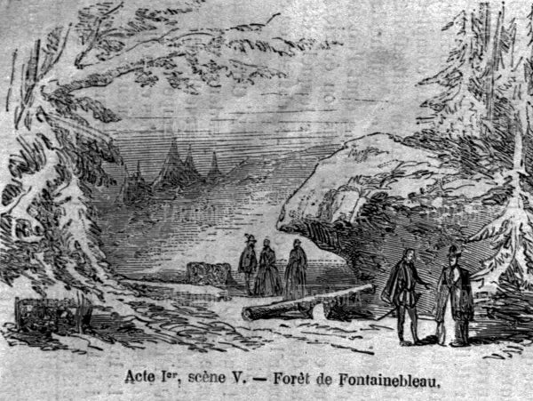 Scena dell'opera Don Carlos di Giuseppe Verdi, XIX secolo