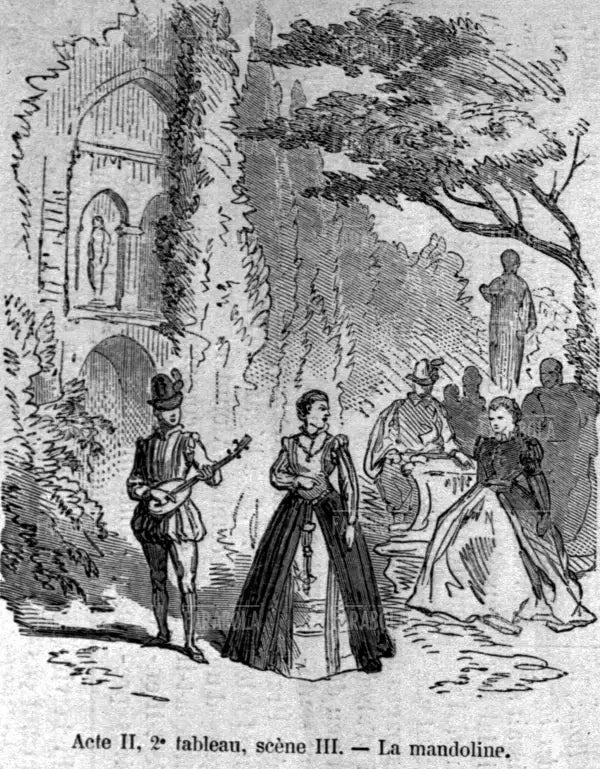 Scena dell'opera Don Carlos di Giuseppe Verdi, XIX secolo