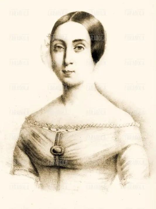 Ritratto di Giuseppina Strepponi, seconda moglie di Giuseppe Verdi, XIX secolo