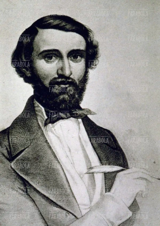 Giuseppe Verdi da giovane, 1842