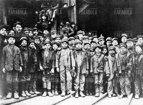 Bambini minatori, Stati Uniti, 1890