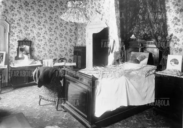 Camera del Grand Hotel et de Milan dove è morto Giuseppe Verdi, Milano, 1901