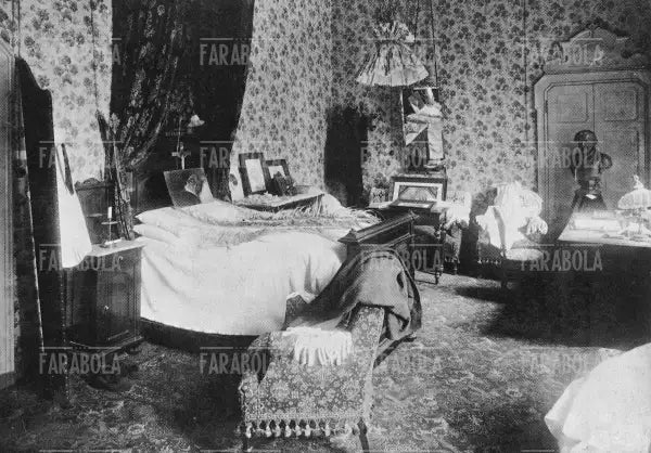Camera del Grand Hotel et de Milan dove è morto Giuseppe Verdi, Milano, 1901