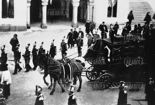 Trasporto della salma di Giuseppe Verdi al Cimitero Monumentale, Funerali di Giuseppe Verdi, Milano, 1901