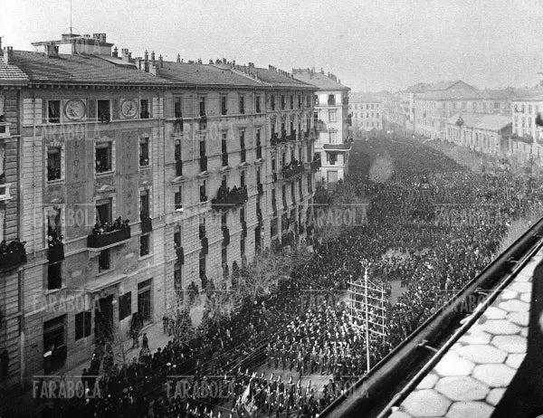 Corteo funebre per Giuseppe Verdi e Giuseppina Strepponi, Traslazione alla Casa di Riposo per Musicisti, Milano, 1901