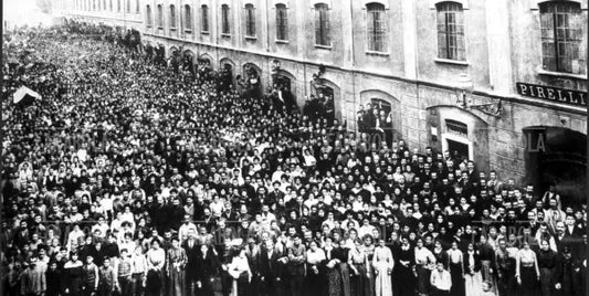 Sciopero alla Pirelli, Milano, 1920