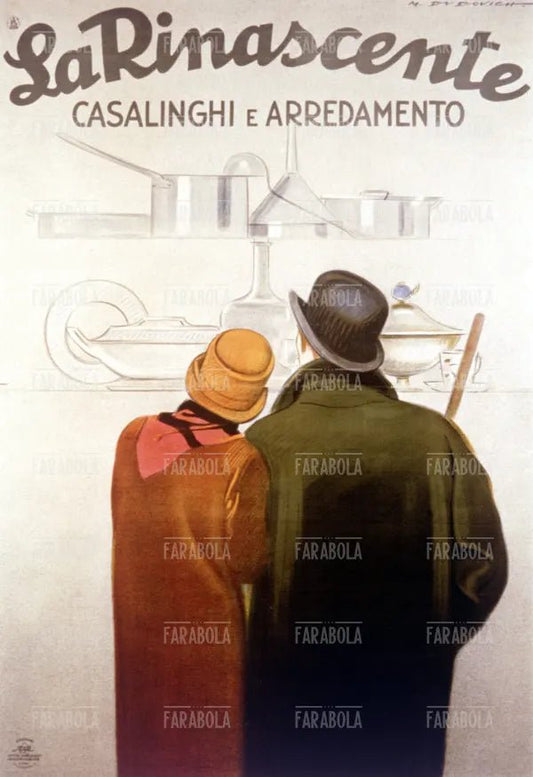 Manifesto pubblicitario della Rinascente di Marcello Dudovich, 1930