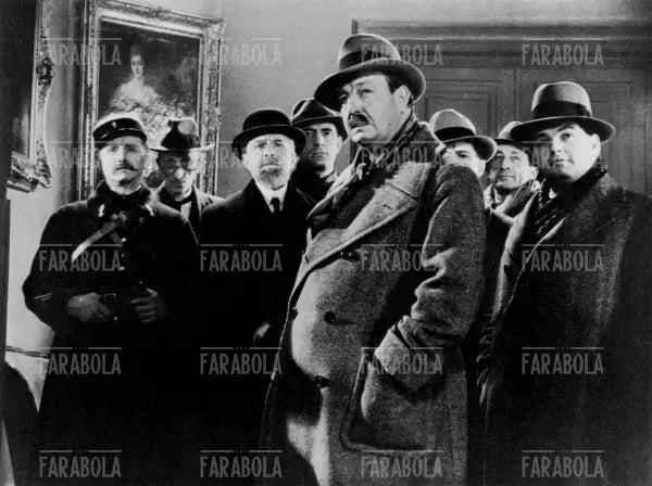 Harry Baur in una scena del film La tete d'un homme, 1933