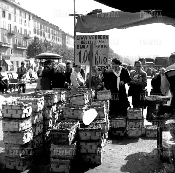 Mercato di Porta Genova, Milano, 1938