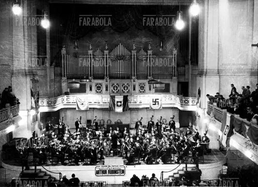 Concerto dell'Orchestra Nazionale Tedesca al Conservatorio Giuseppe Verdi, Milano, 1938