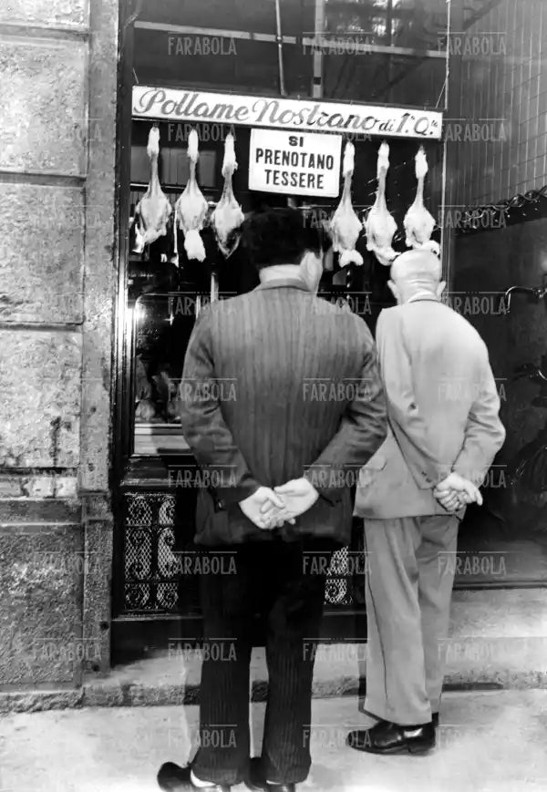 Tessere alimentari, Milano, 1945