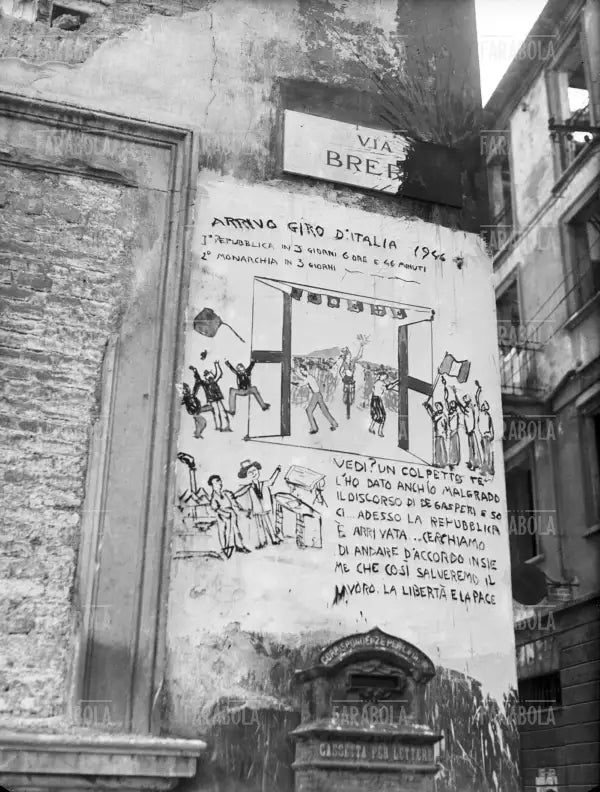 Propaganda antimonarchica, Milano, 1946