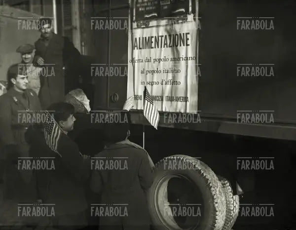 Treno dell'amicizia Italia-America, Roma, 1947