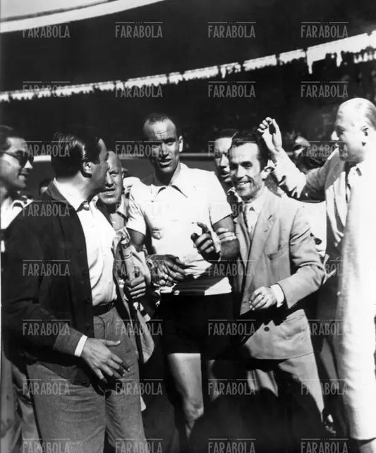 Fiorenzo Magni vincitore del Giro d'Italia, Velodromo Vigorelli, Milano, 1948