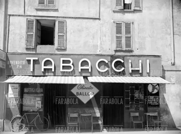 Bar tabaccheria, Milano, 1948