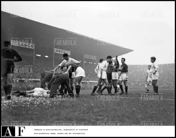 Infortunio per Toppan, Milan vs Torino, 1948