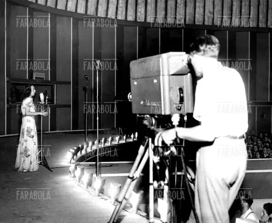 Prime riprese sperimentali alla Fiera di Milano, 1948