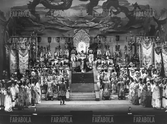 Maria Callas nel ruolo di Turandot, Opera Turandot, Teatro La Fenice, Venezia, 1948