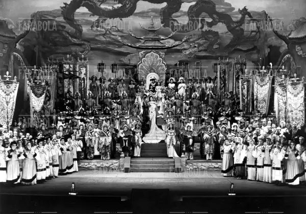 Maria Callas nel ruolo di Turandot, Opera Turandot, Teatro La Fenice, Venezia, 1948