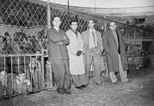 Ferruccio Novo e Alberto Piccinini, allenamenti Italia, Como, 1949
