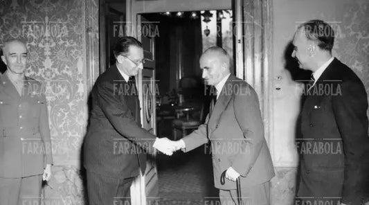 Alcide De Gasperi e Luigi Einaudi, Roma, 1950