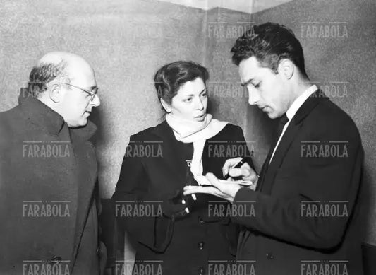 L'avvocato Antonio Marsico e Rina Fort, processo per il Delitto di Via San Gregorio, Milano, 1950