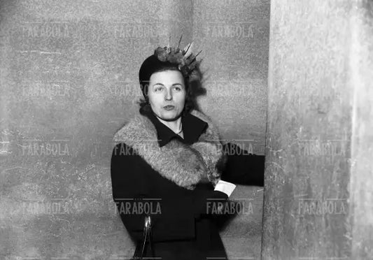 Pinuccia Somaschini, processo a Rina Fort, Milano, 1950