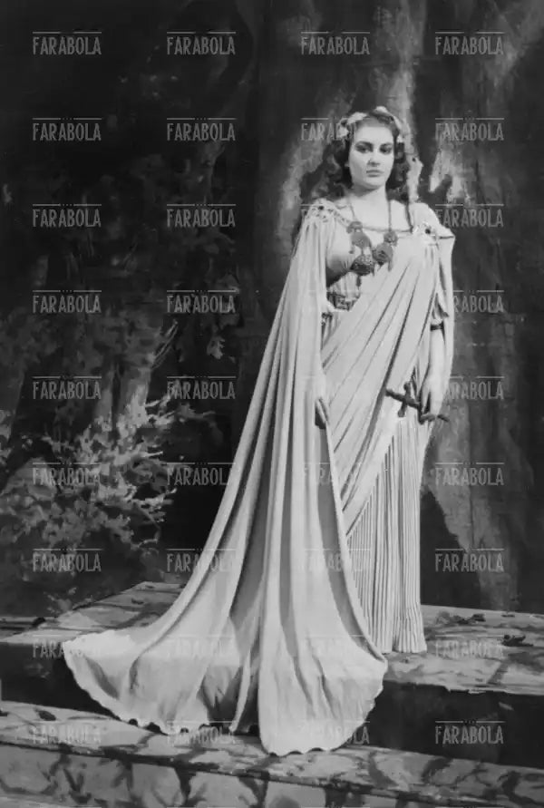 Maria Callas, Opera Norma, Teatro Bellini, Catania, 1950