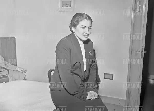 Maria Callas all'Hotel dei Cavalieri, Milano, 1950