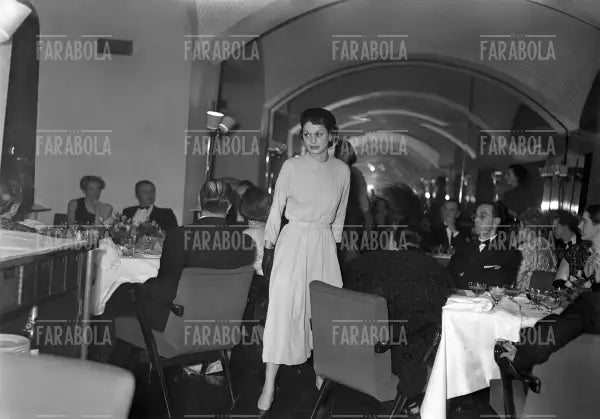 Sfilata della Rinascente, Albergo Duomo, Milano, 1950